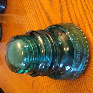 Hemingray 40 Green Glass Insulator